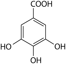 struttura acido gallico