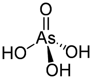 struttura acido arsenico