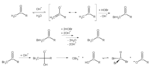 Haloform reaction chemical 1 da Chimicamo