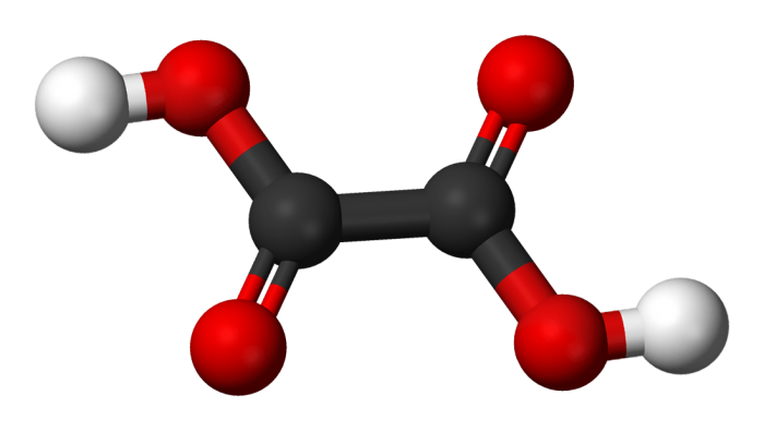 Acido ossalico: proprietà, sintesi, reazioni, usi - Chimicamo